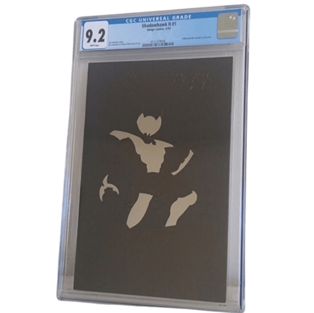 Image Comics Shadowhawk II #1 5/93 CGC Graded 9.2 Embossed cover WP